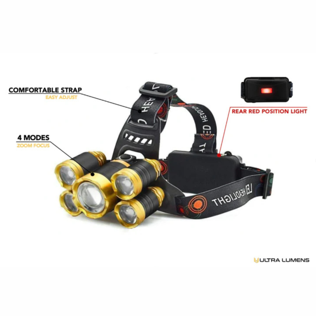 Ultra Lumens X5 Headlamp™