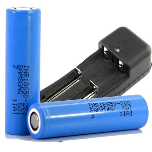 2 Batteries With Fast Charger Combo